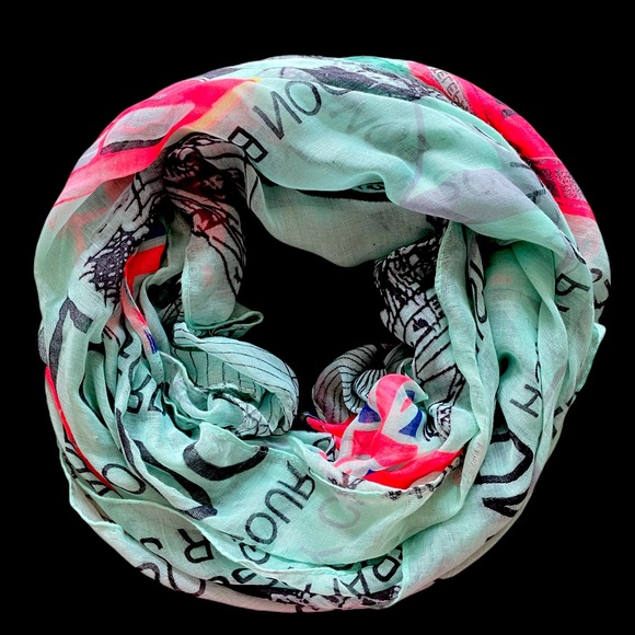 🔥🔥Mint green London lightweight scarf - Picture 2 of 5
